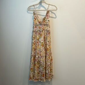 Altar’s State Criss-cross floral dress